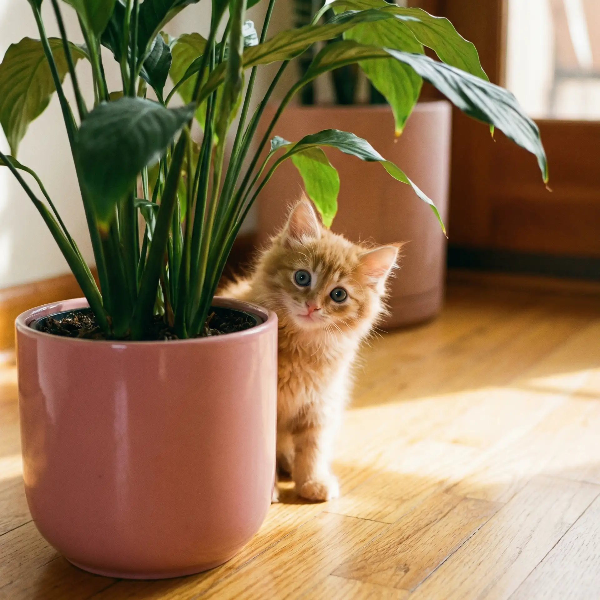 小猫从花盆后探头 - 小倩的自我改造日记最新更新